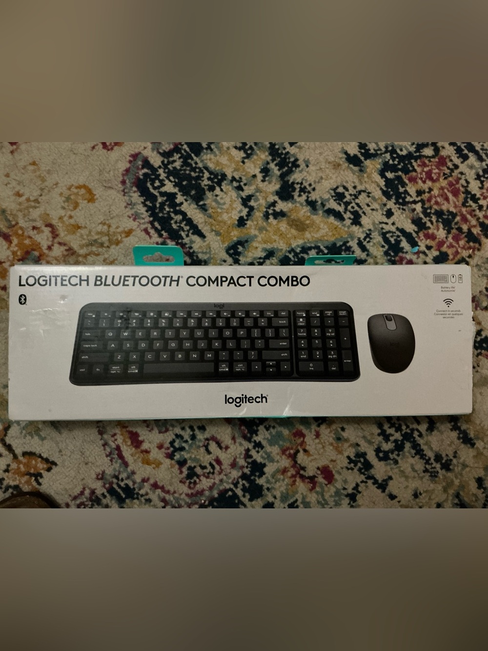 Logitech bluetooth compact combo keyboard and mouse brand new sealed in box